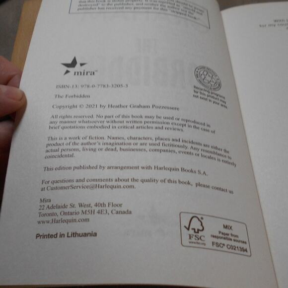 The Forbidden by Heather Graham Paperback 2021 Krewe of Hunters #34 - Picture 5 of 7